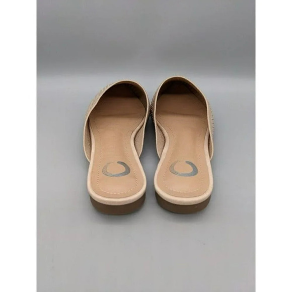 NWOB Journee Collection Women's Aniee Flat Slip On Slip-On Mule Beige Size 6 - Picture 5 of 7